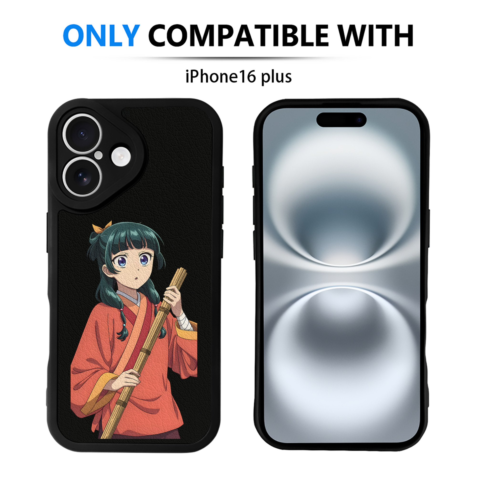 薬屋のひとりごと The Apothecary Diaries 【iPhone 16シリーズ対応】シリコンスマホケース（レザー調） 材質：シリコン